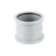Picture of BS406 DOUBLE SOCKET PIPE CONNECTOR WHITE
110MM PUSH FIT
