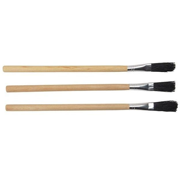 Picture of MONUMENT 3015M FLUX BRUSHES ( 3) WOODEN HANDLE