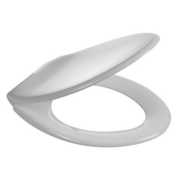 Picture of CROYDEX CANADA STD CLOSE EASY FIX TOILET SEAT - TOP FIX PLASTIC HINGES