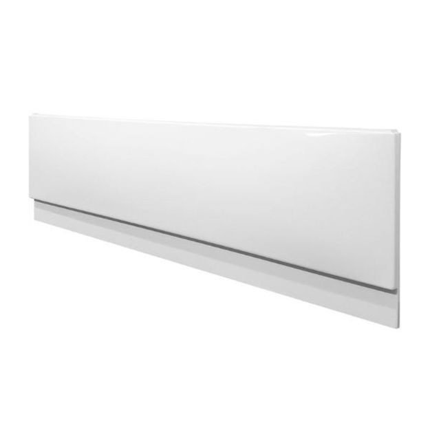 Picture of WHITE PLAIN 1700MM FRONT BATH PANEL
