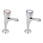 Picture of DCM103 DEVA SINK TAPS C/W CRM METAL HEADS