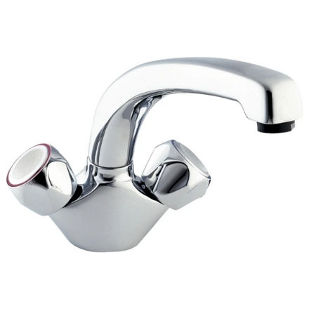 Picture of DCM104 DEVA MONO SINK MIXER C/W CHROME
METAL HEADS

