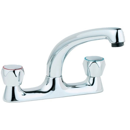 Picture of DCM105 DEVA DECK SINK MIXER C/W CHROME
METAL HEADS
