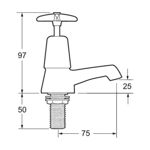 Picture of 181X TOP CONTRACT BASIN TAPS DECK PATTERN