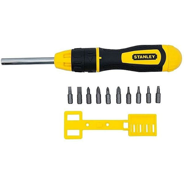 Picture of STANLEY MULTIBIT RATCHETING SCREWDRIVER+10 B
