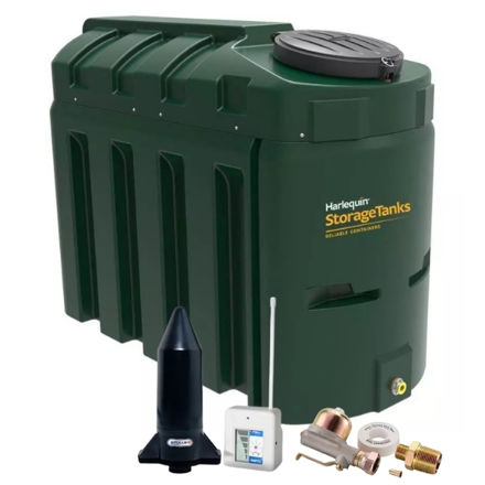 Picture of HARLEQUIN OIL TANK 1300ITE BUNDED SLIMLINE
C/W IT1000 TANKPACK
