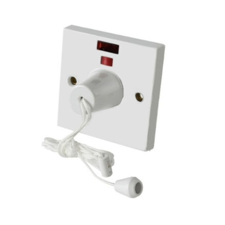 Picture of SHOWER PULL SWITCH 45AMP WITH NEON