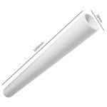 Picture of 1 METER X 38MM O/D (32MM I/D) GAS RISER TUBE - OFF WHITE