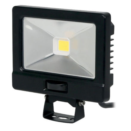 Picture of LUCECO ECO SLIMLINE PIR FLOODLIGHT 1600 LUMENS 20W BLACK