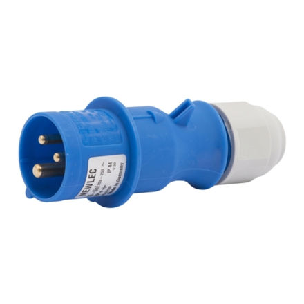 Picture of NEWLEC BLUE CABLE CONNECTOR 230V 16A MALE