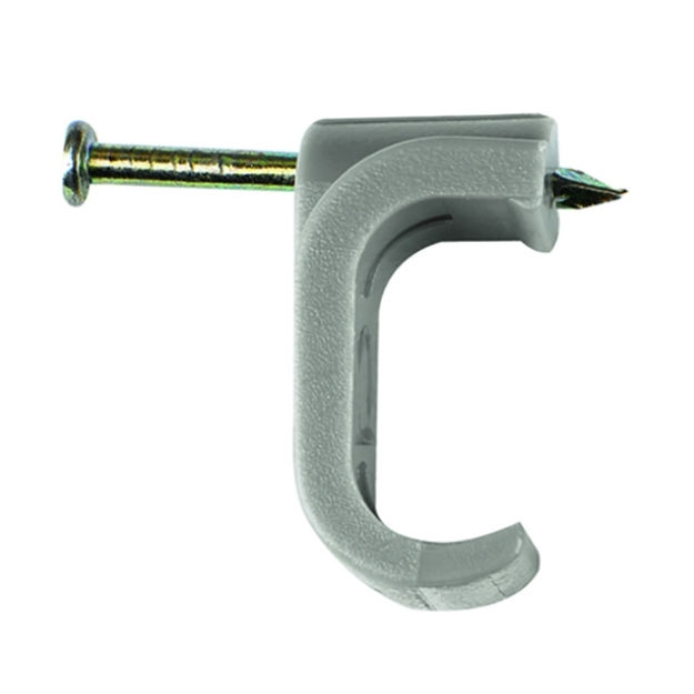 Picture of NEWLEC FLAT GREY T+E CABLE CLIP BOX 100 - 1/1.5MM