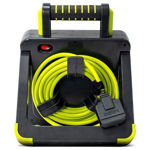 Picture of LUCECO PRO-XT LED WORKLIGHT EXTENSION REEL 4 SOCKET 5MTR 240V