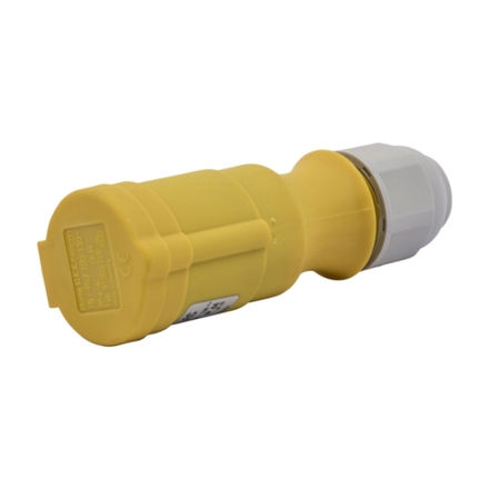 Picture of NEWLEC YELLOW CABLE CONNECTOR 110V 16A FEMALE