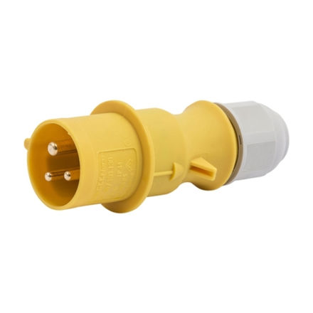 Picture of NEWLEC YELLOW CABLE CONNECTOR 110V 16A MALE