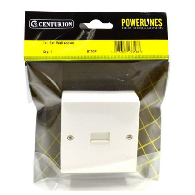Picture of SURFACE MOUNTED SECONDARY TELEPHONE WALL SOCKET