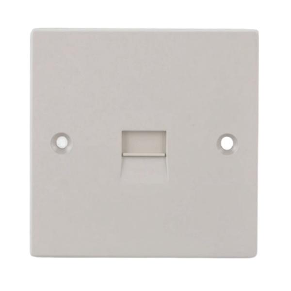 C L Jones. FLUSH FITTING MASTER TELEPHONE WALL SOCKET