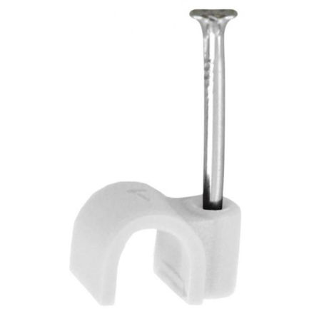 Picture of 3.5MM WHITE CABLE CLIPS (PACK OF 18)
