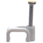 Picture of 1.00/1.5MM T+E WHITE CABLE CLIPS (PACK OF 14)