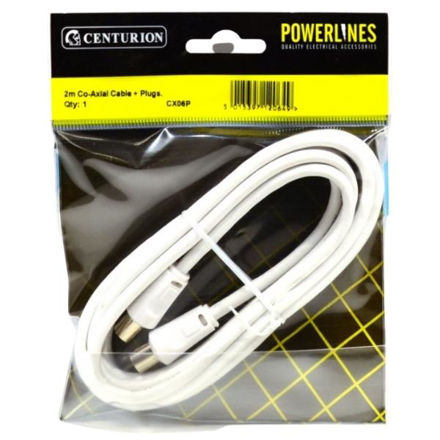 Picture of 2M CABLE & PLUGS CO-AXIAL CABLE