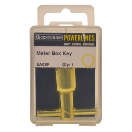 Picture of POLISHED BRASS METER BOX KEY