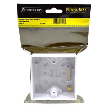 Picture of 1 GANG 47MM DEEP SURFACE MOUNTED BOX