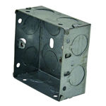 Picture of 1 GANG 35MM DEEP GALVANISED STEEL BOX