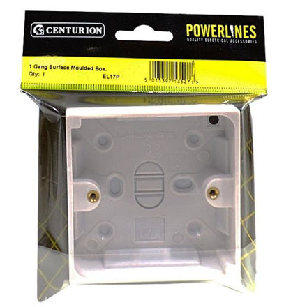 Picture of 1 GANG 25MM DEEP SURFACE MOUNTED BOX