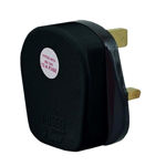 Picture of FUSED BLACK TOUGH PLUG - 13 AMP