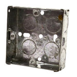 Picture of 1 GANG 25MM DEEP GALVANISED STEEL BOX