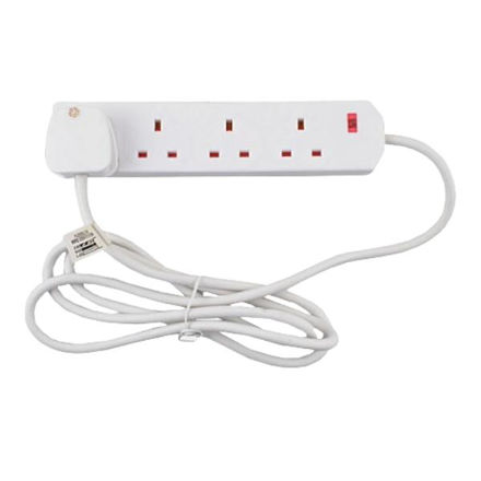 Picture of EXTENSION LEAD - 4 GANG - 2M