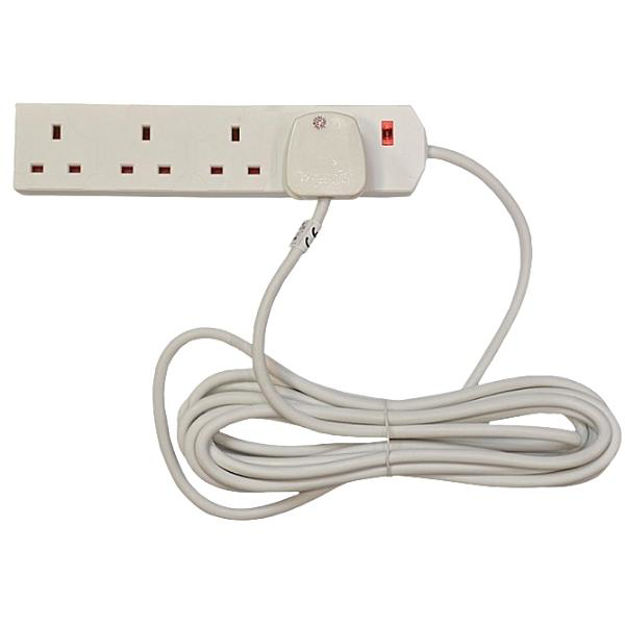 Picture of EXTENSION LEAD - 4 GANG - 5M