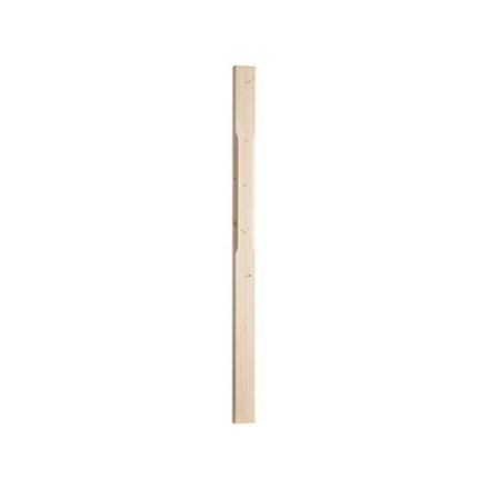 Picture of Pine 91mm Half Stop Chamfered Newel 1500mm