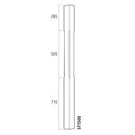 Picture of Pine 90mm Stop Chamfered Newel 1500mm