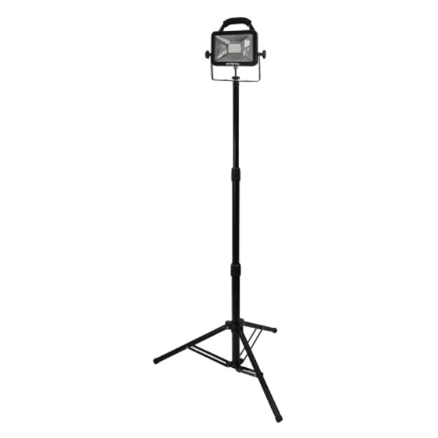Picture of FAITHFULL 240V LED SINGLE HEAD TRIPOD SITELIGHT