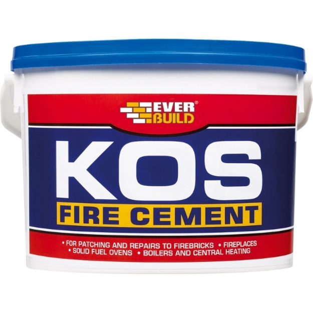 Picture of EVERBUILD KOS BLACK FIRE CEMENT 1KG