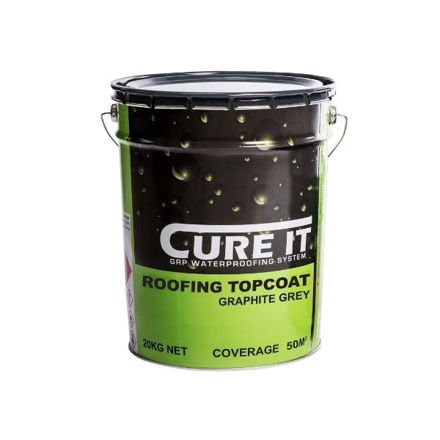 Picture of CURE IT ROOFING TOPCOAT 20KG GRAPHITE GREY