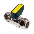 Picture of PRIMAFLOW METROGAS MINI LEVER BALL VALVE 10MM CXC