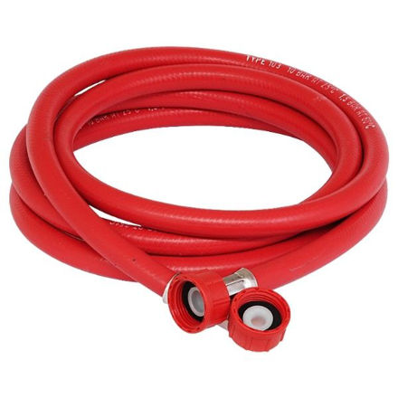 Picture of PRIMAFLOW WASHING MACHINE HOSE RED 2.5M
