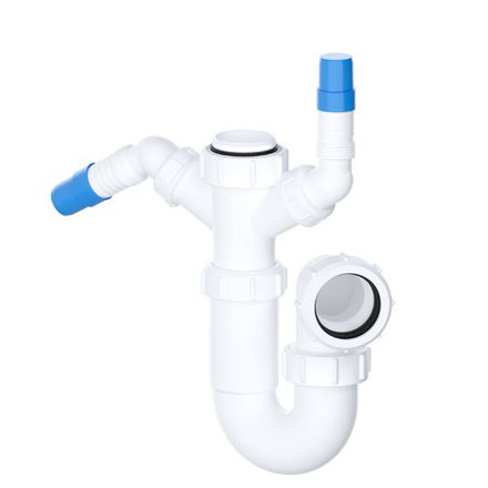 Picture of EASI-FLO 1 1/2" SINK TRAP C/W TWIN NOZZLE 