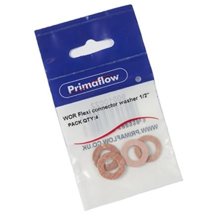 Picture of PRIMAFLOW FLEXI CONNECTOR WASHER 1/2" (4 PACK)