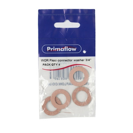 Picture of PRIMAFLOW FLEXI CONNECTOR WASHER 3/4" (4 PACK)