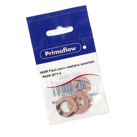 Picture of PRIMAFLOW FLEXI CONNECTOR WASHER ASSORTMENT (4 PACK)