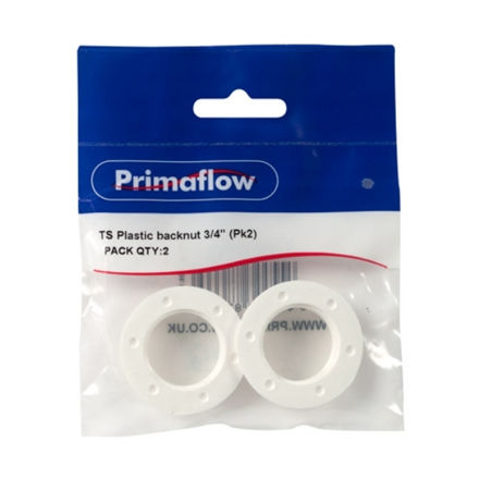 Picture of 9PBK342 PLASTIC BACKNUT 3/4"" 2PK