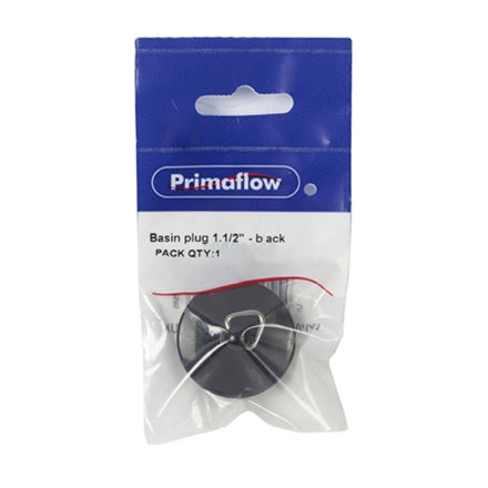 Picture of PRIMAFLOW BASIN PLUG BLACK 1 1/2"