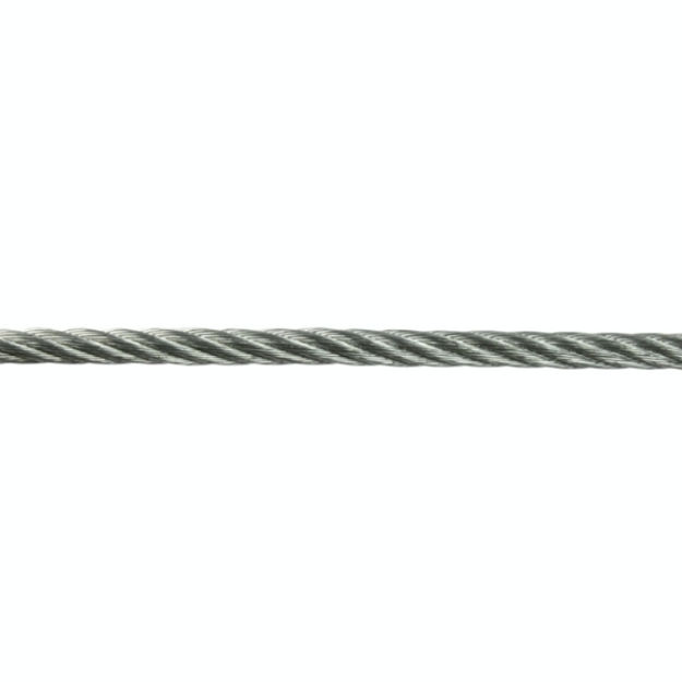 Picture of 3834022 2MM (3/32"")GALV WIRE ROPE PER MTR