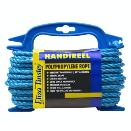 Picture of 3390080 8MM BLUE POLYP ROPE HANDIREEL 15M