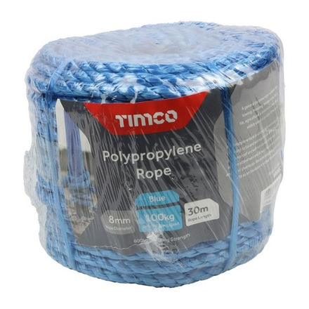 Picture of BLUE POLY ROPE 8MM X 30M COIL
