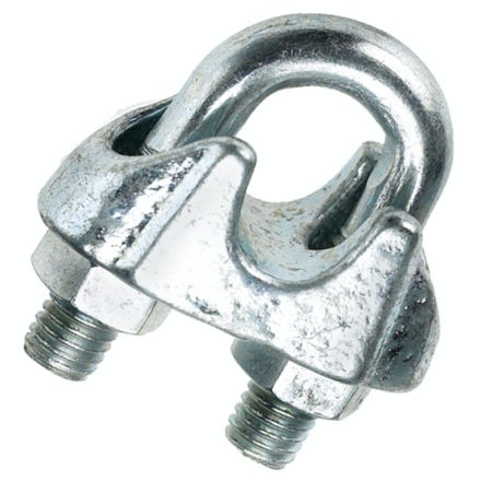 Picture of 3449962 6MM (1/4"")BZP WIRE ROPE GRIPS 4PK