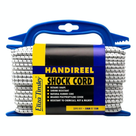 Picture of 3395051 5MM WHITE SHOCK CORD HANDIREEL 15M