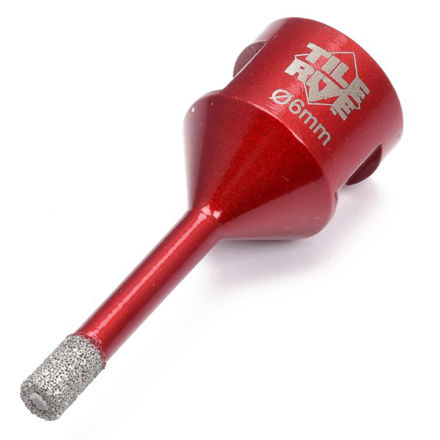 Picture of TILE RITE M14 THREAD BRAZED DRY DRILL BIT 6MM